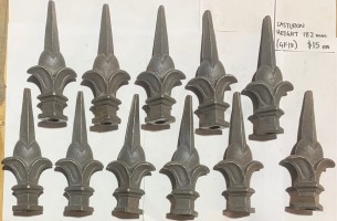 Cast iron gate or fence spears, 11 available, 182mm H (GF18) $15 each salvaged vintage recycled, demolition, reproduction, restoration, home renovation secondhand, used , original, old, reclaimed, heritage, antique, victorian, art nouveau edwardian georgian art deco