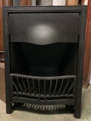 Fully restored original Domus fire insert, 765 high x 535 wide (F129) $650 salvaged vintage recycled, demolition, reproduction, restoration, home renovation secondhand, used , original, old, reclaimed, heritage, antique, victorian, art nouveau edwardian georgian art deco