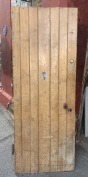 Solid rustic timber dunny/shed door, 1980mm H x 775mm W (D167) $245 salvaged vintage recycled, demolition, reproduction, restoration, home renovation secondhand, used , original, old, reclaimed, heritage, antique, victorian, art nouveau edwardian georgian art deco